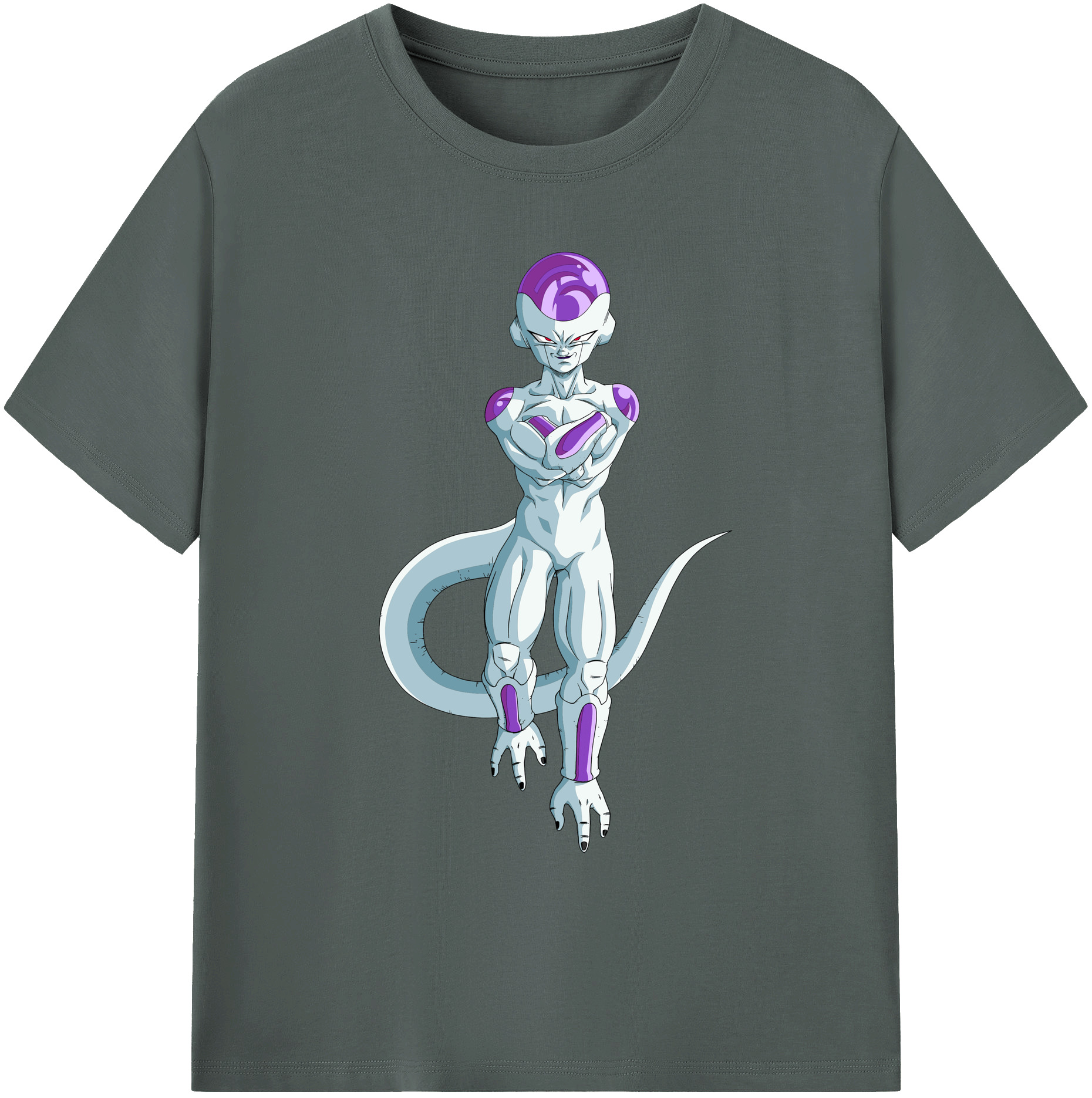 （画像用） ドラゴンボール フリーザ DRAGON BALL Frieza 綿100％ メンズ半袖Tシャツ｜肌触りやわらか＆通気性